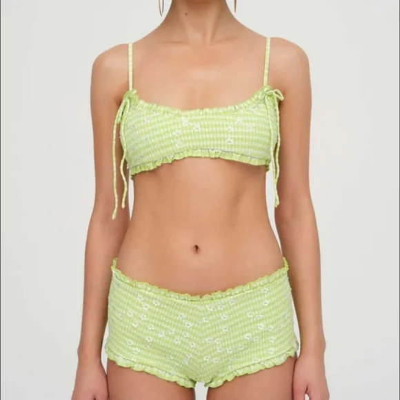 For Love And Lemons Gingham Bikini - Picture 1 of 4